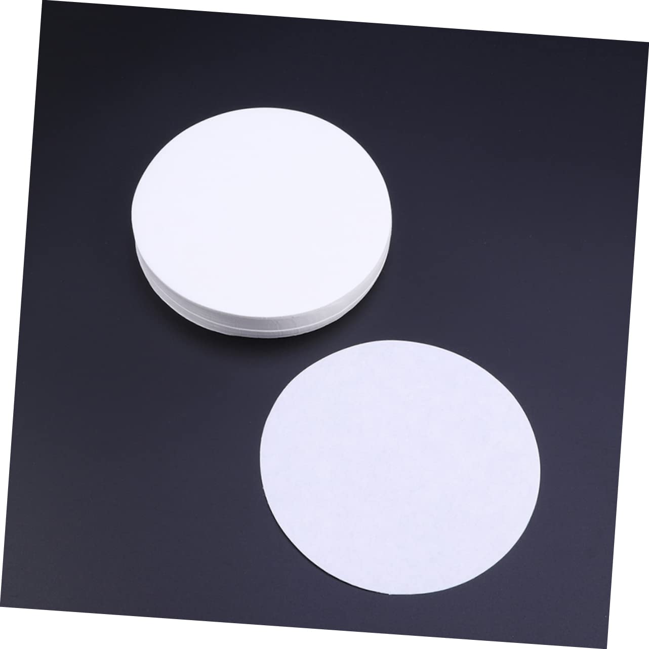 Gatuida 3 Cajas papel cualitativo de laboratorio papel de filtro de química papel de filtro de caudal medio papel de filtro cualitativo discos de papel filtro ronda papel de prueba