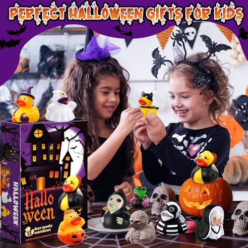 Halloween Advent Calendar 2026, Horror Rubber Ducks with 2 Hidden Figures - image 6