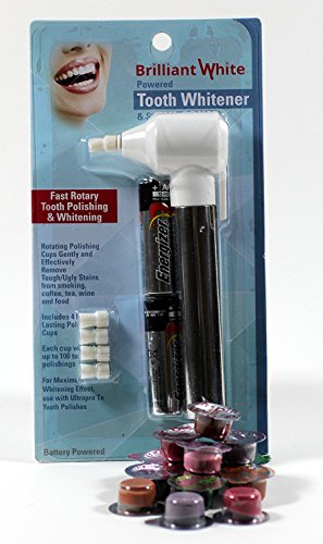 Tooth Polisher (Electric) & Medium Grit Professional Strength Tooth Polish