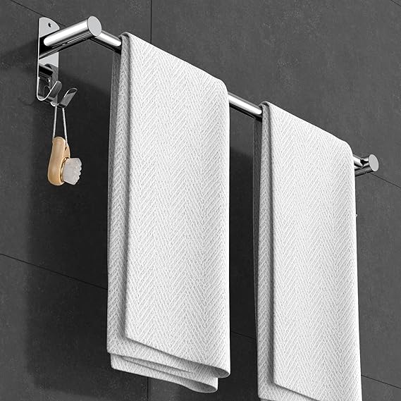 SUNDRY Stainless Steel Hook Towel Rack for Bathroom/Towel Stand/Hanger/Bathroom Accessories(24 Inch 5 Year Warranty) (B0CSG4KHJT) Amazon Price History, Amazon Price Tracker