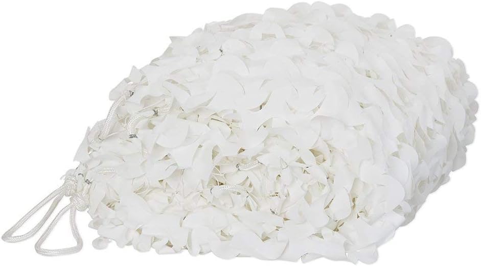 Will Outdoor Camo Net White Camo Net for Camping, Hunting in the Shade, etc. (Multi-Size)