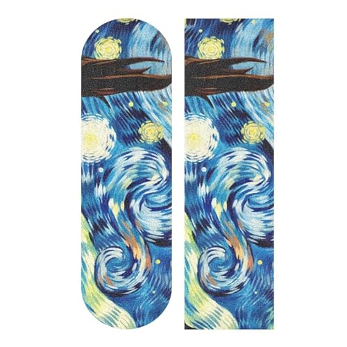 SDMKA Starry Night Skateboard Grip Tape 9