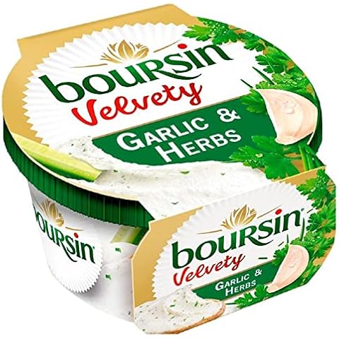Boursin Velvety Garlic & Herb Whipped French Cheese Dip 125g Cover