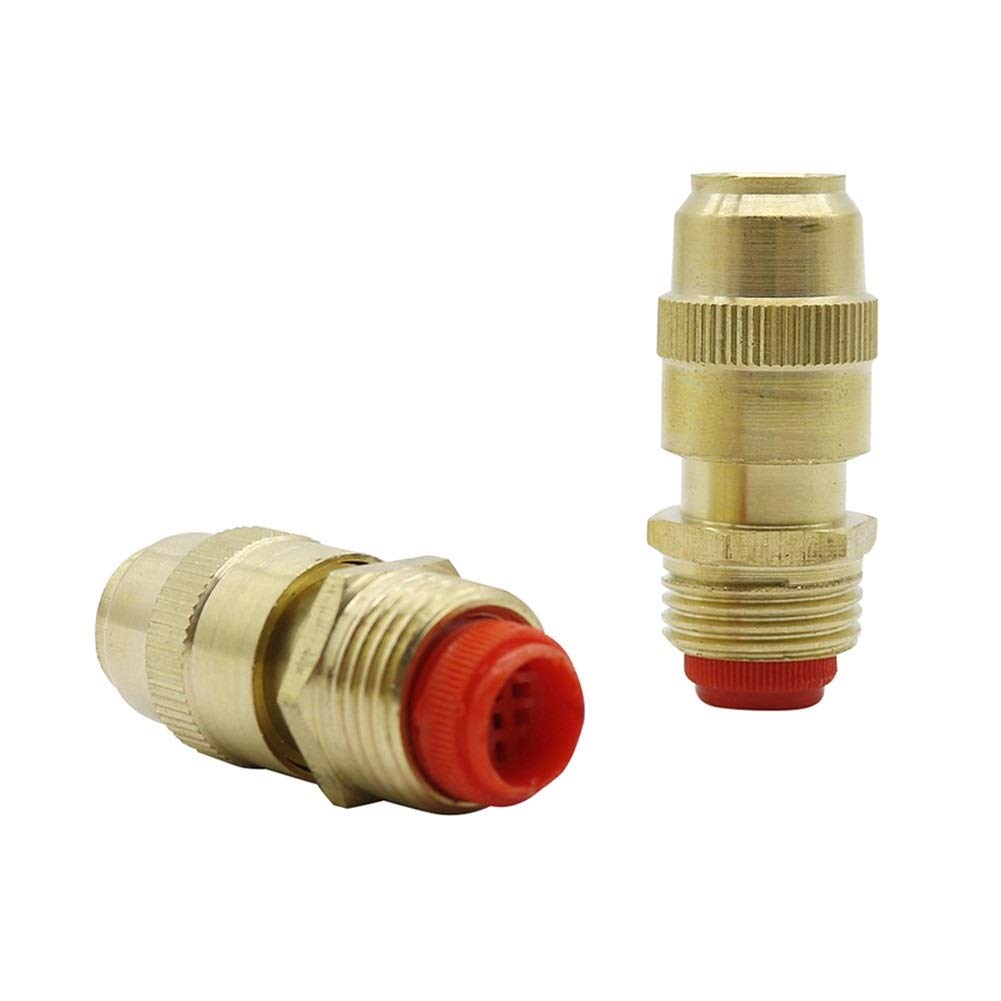 Buse de brumisation réglable laiton noir 1/2 pouce arrosage pelouse jardin