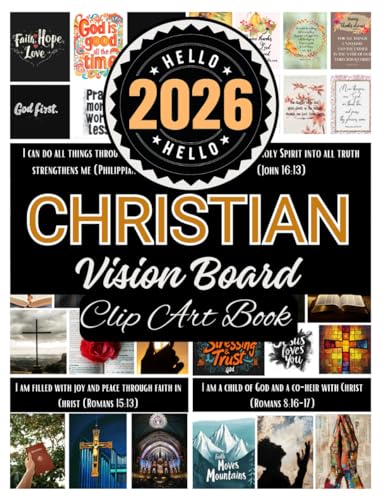 Christian Vision Board Clip Art Book...
