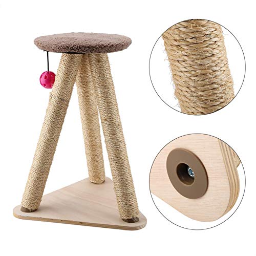 Junlucki Arranhador gatinho escalando, casa de animais de estimação de cor brilhante e durável, para