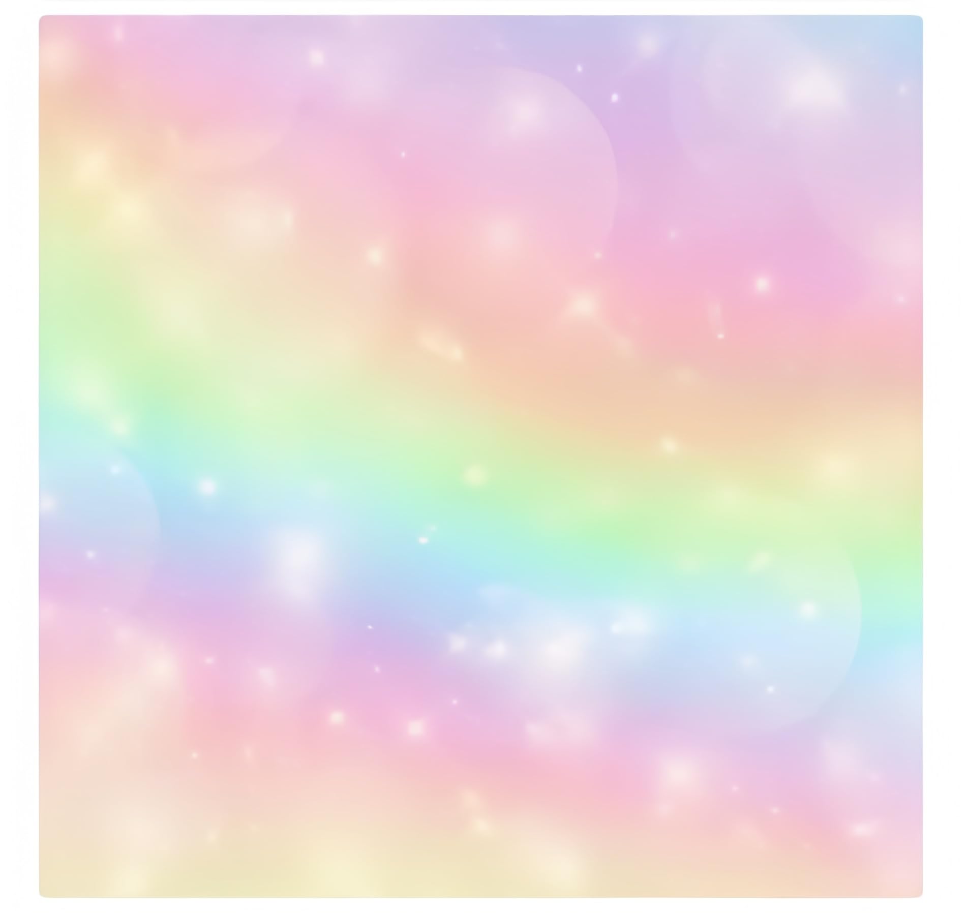 Rainbow Pastel Wrapping Paper 10 Sheets,QIANSSE 70x50cm