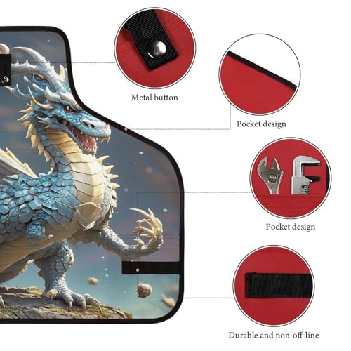 Delantal para trabajo estilo dragón con ajuste rápido miniatura 3