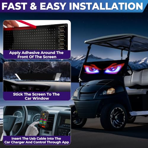 DITRIO Programmable Devil Eyes Light
