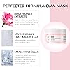 Rose-Clay-Facial-Mask-with-Kaolin-Pink-Clay-Niacinamide-Collagen-Hyaluronic-Acid-Moisturizing-Anti-Aging-Pores-Minimizers-Blackhead-Remover-Hydrating-Mud-Mask-423-oz ANAI RUI Rose Facial Mask, Clay Mask with Kaolin Pink Clay, Niacinamide, Collagen, Hyaluronic Acid for Moisturizing & Smooth Skin, Pores Minimizers, Blackhead Remover, 4.23 Oz