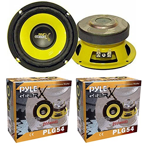 2 Altavoces Compatible con Pyle PLG54 de 13 cm 130 mm 5
