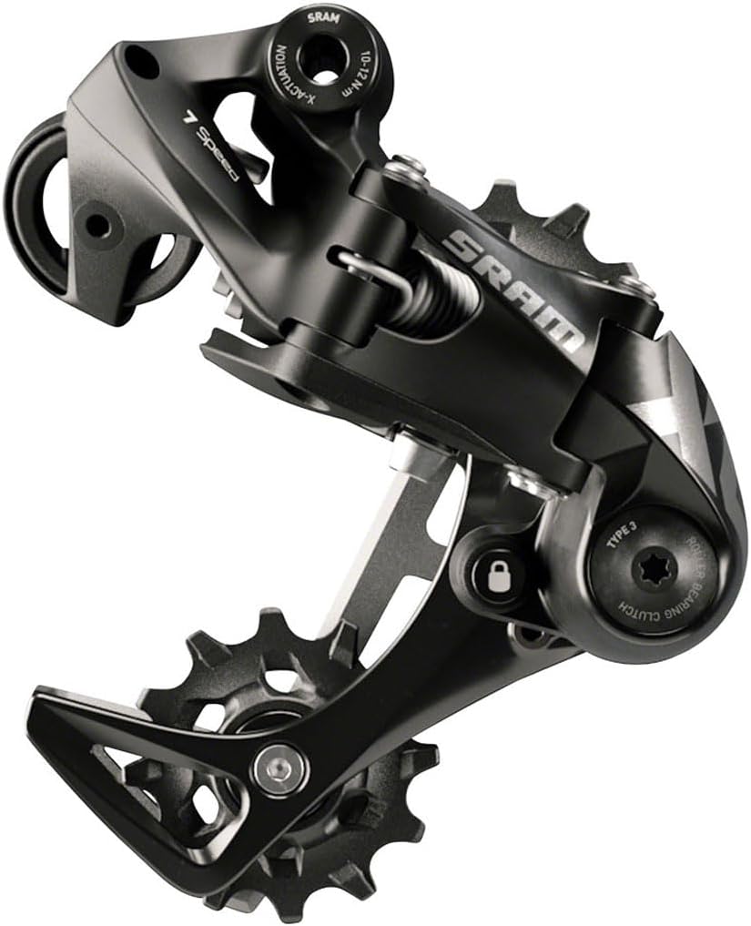 SRAM Cambio trasero X01 DH - 7 velocidades, jaula media, negro, con embrague, A3