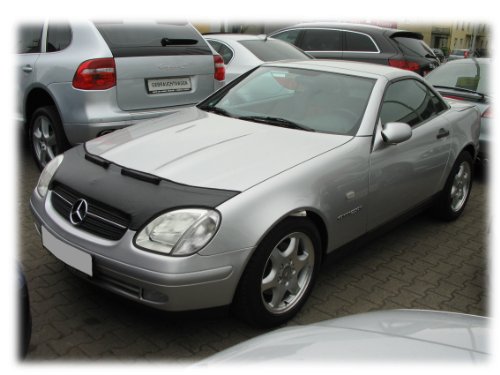 HOOD BRA Front End Nose Mask Compatible with MB Mercedes SLK 1996-2004 Bonnet Bra STONEGUARD PROTECTOR TUNING
