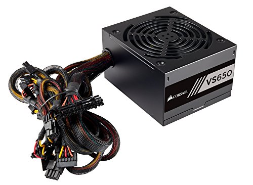 Image of CORSAIR VS Series, VS650, 650 Watt, 80+ White Certified, Non-Modular Power Supply