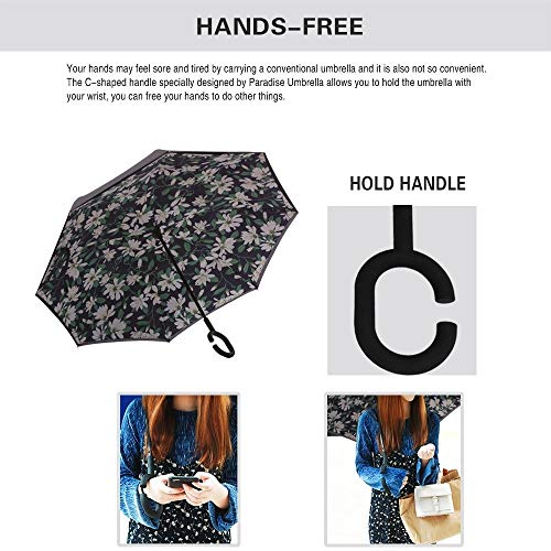 Image of SIEPASA Automatic Open Close Compact Travel Umbrella with Wind Vent Umbrella big size Lightweight Windproof Folding for men Women