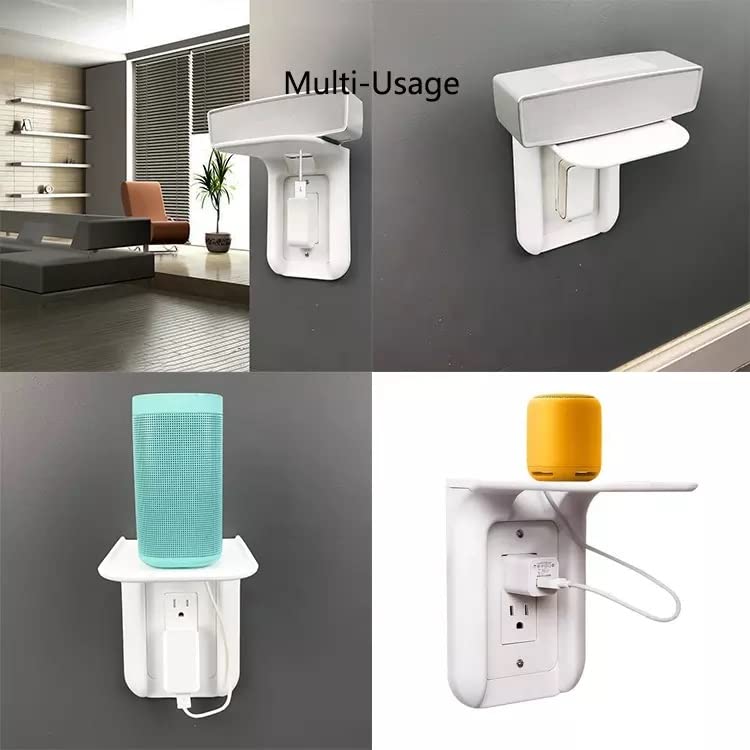 Generic 1-Shelf Modern Compact Space Saving Wall Shelf for Electronics