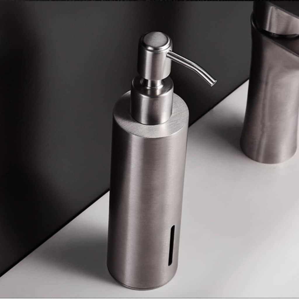 Amazon｜6.7オンス/200ml プレミアムソープディスペンサー ステンレス