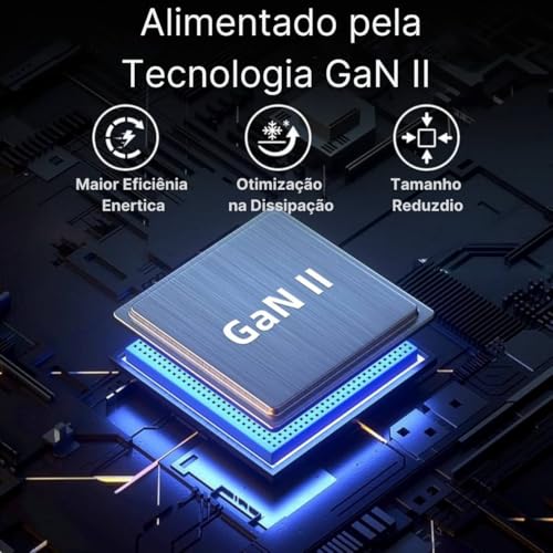 Carregador Turbo 40W 4.0-2 Entrada Tipo C/USB + Cabo USB-C 1M – Compatível com Iphone 15 +, Samsung,