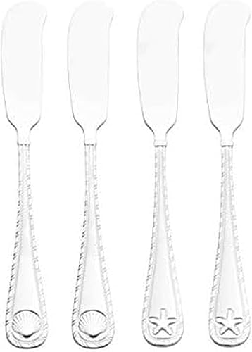 Miniatura 3 de Towle Living Antigua Frost - Cucharas para bebidas heladas, 4 unidades, acero inoxidable