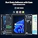 MUNBYN Rugged Tablet IRT08, 10.1 inch Windows Tablet, Windows 11 Pro, 8GB+128GB, Intel N5100,Sunlight Readable, 4G LTE GPS Heavy Duty Industrial Outdoor Work PC, BT5.1 Wi-Fi, 2Y Protection