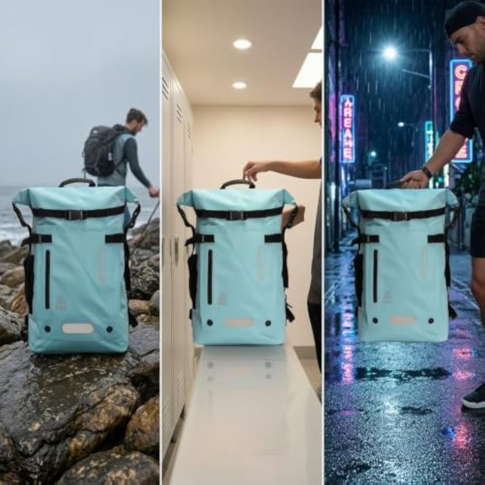 Lightweight Roll-Top Dry Bag Backpack for Outdoor Enthusiasts