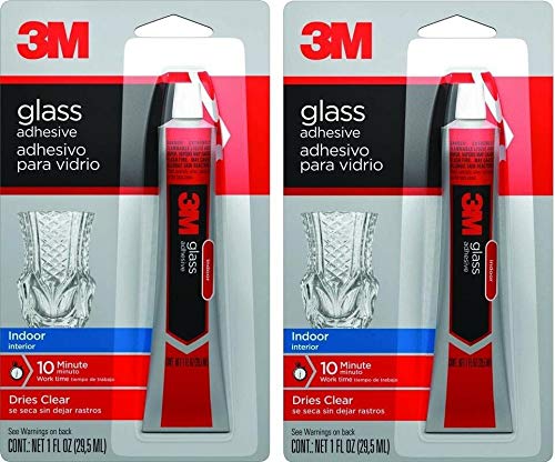 3M Glass Adhesive, 1-Ounce ~ 2 Pack