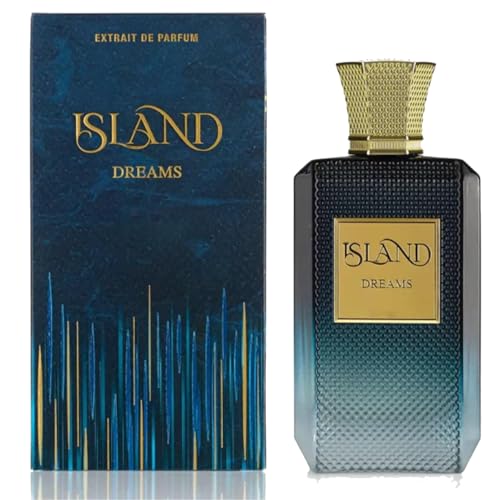 FODIEME Island Dreams – Fruity, Floral, Woody, Musky – Extrait de Parfum Long-Lasting Fragrance for Unisex, 3.4 Ounce