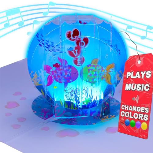100 GREETINGS Musical Valentine Pop Up Card