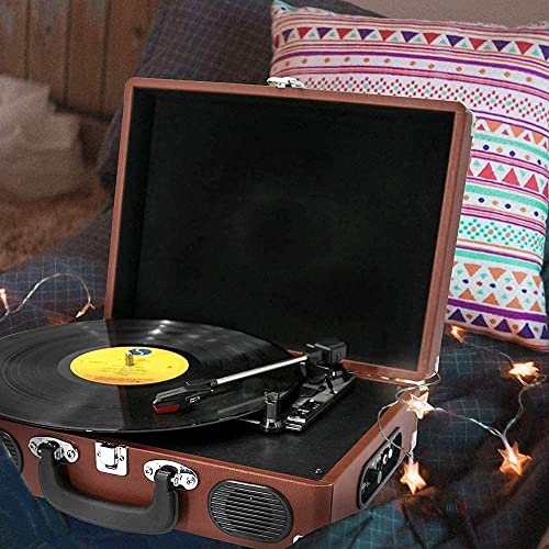 AURADO Tourne-Disque, Platine Vinyle avec 2 Haut-parleurs intégrés, Lecteur LP Vinyle Portable à 3 Vitesses, Sortie RCA… - Les Beatles, Paul McCartney, John Lennon, RIngo Starr, George Harrison AURADO Tourne-Disque, Platine Vinyle avec 2 Haut-parleurs intégrés, Lecteur LP Vinyle Portable à 3 Vitesses, Sortie RCA… – Image 4