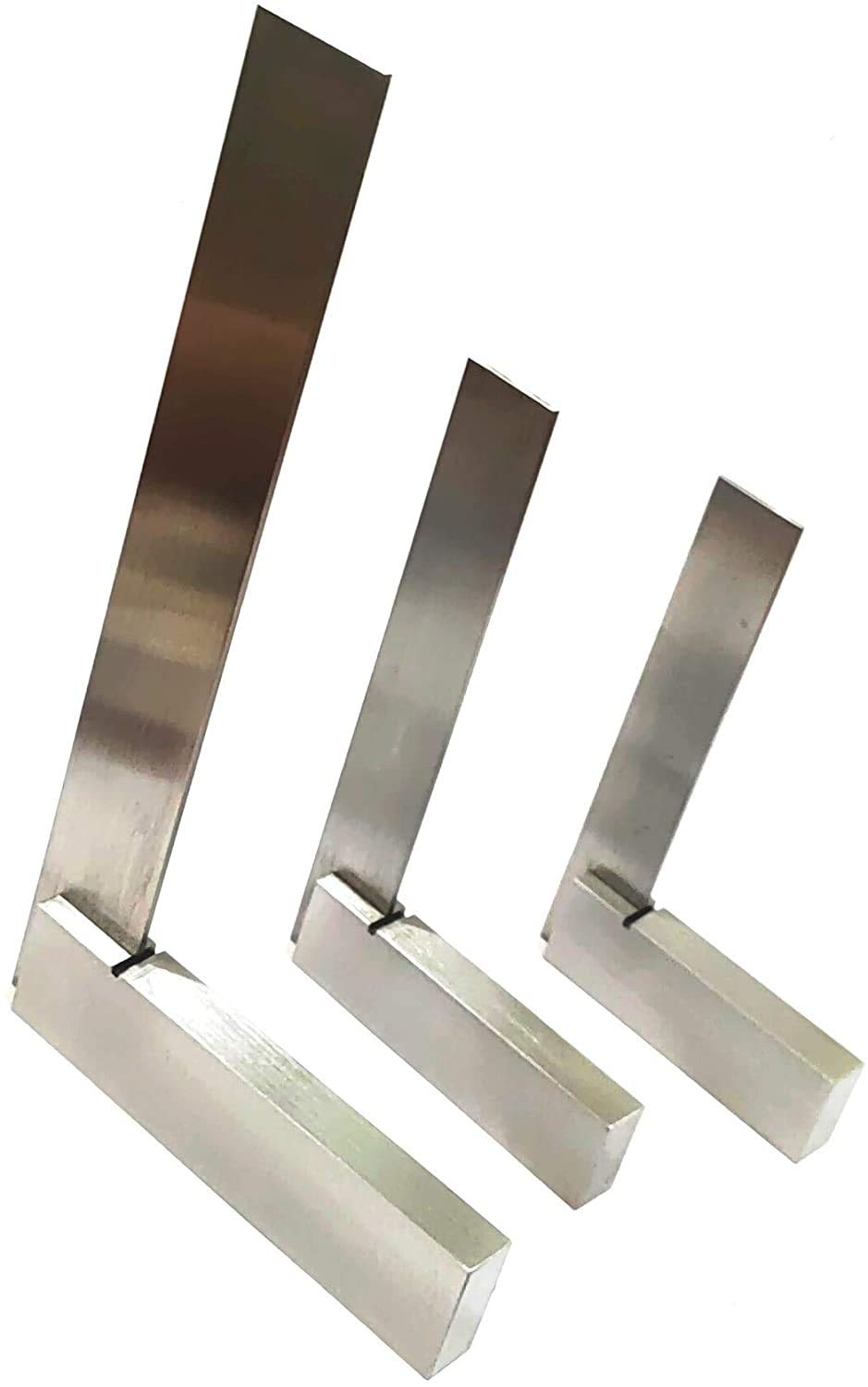 AD INTERNATIONALPrecision Machinist Try Square DIY General Workshop Engineering Machine Tools ((set of 3 sizes))