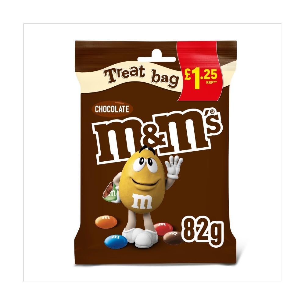 M&M's Milk Chocolate Bites Treat Bag 82g x 16 Bags, Mini