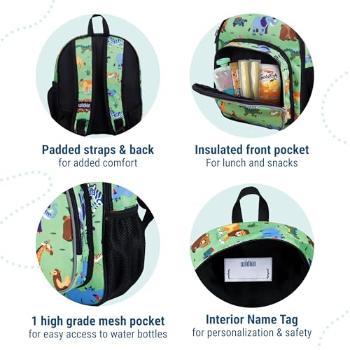 Image of Olive Kids Wild Animals Pack 'n Snack Backpack