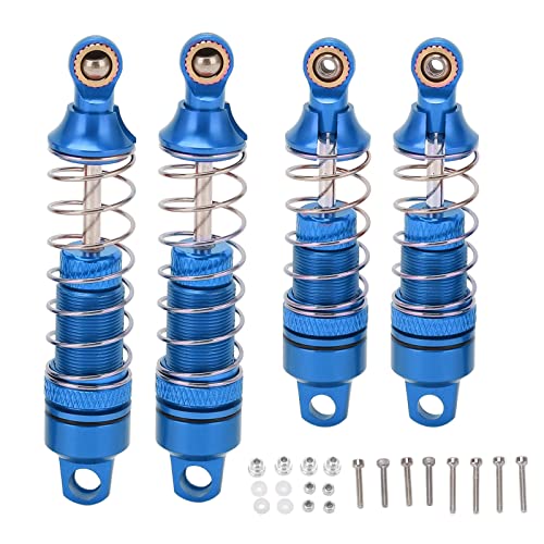 RC Spring Damper Set Compatible with Losi Mini T 2.0 2WD Truck Lightweight Improve Driving Stability (Blue)
