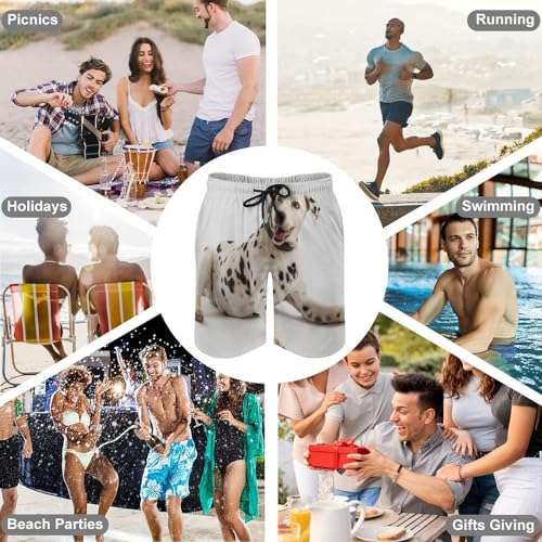 Shorts de bain dalmatien maillot de bain séchage rapide