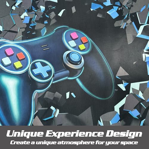 Tapete gamer 91x152 cm antideslizante para habitación miniatura 6