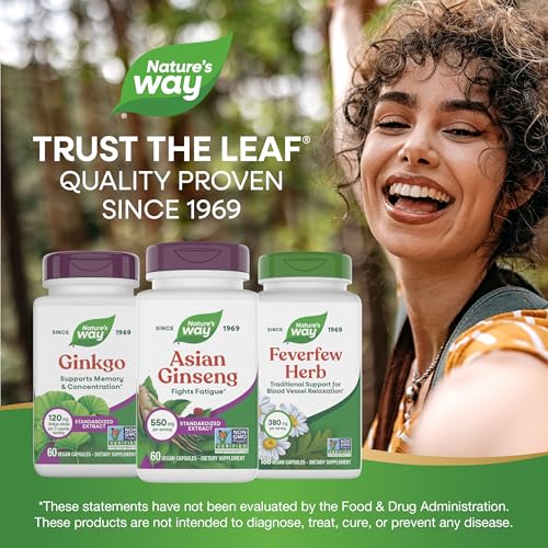 Nature’s Way Asian Ginseng Standardized Extract, Fights Fatigue*, 60 ct | Traditional Adaptogenic Herb Standardized to 7% Gnsenosides; Non-GMO Project Verified, Gluten free, Dairy free Formula.* - image 7