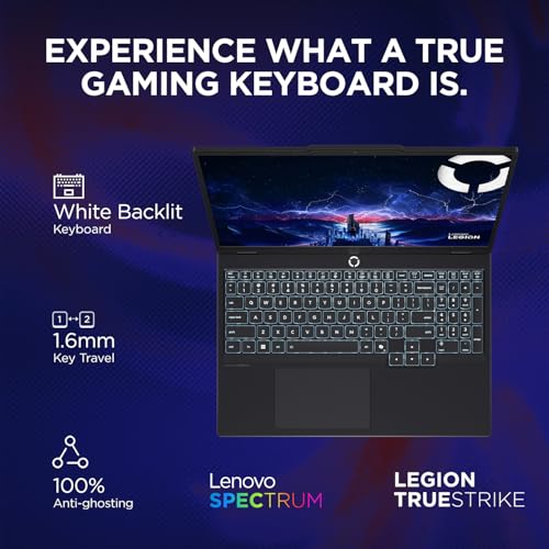Image of Lenovo Legion 5 2025 Intel Core i7-13650HX | NVIDIA RTX 5050 8GB (16GB RAM /512GB SSD /WUXGA IPS /165Hz /15.3 inch (38.8cm) /Windows 11 /Office 2024+AI Now /Black /2.1Kg), 83LY00NDIN AI Powered Gaming Laptop