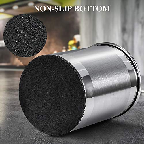 image for Nieifi Stainless Steel Kitchen Utensil Holder with Removable Divider, 