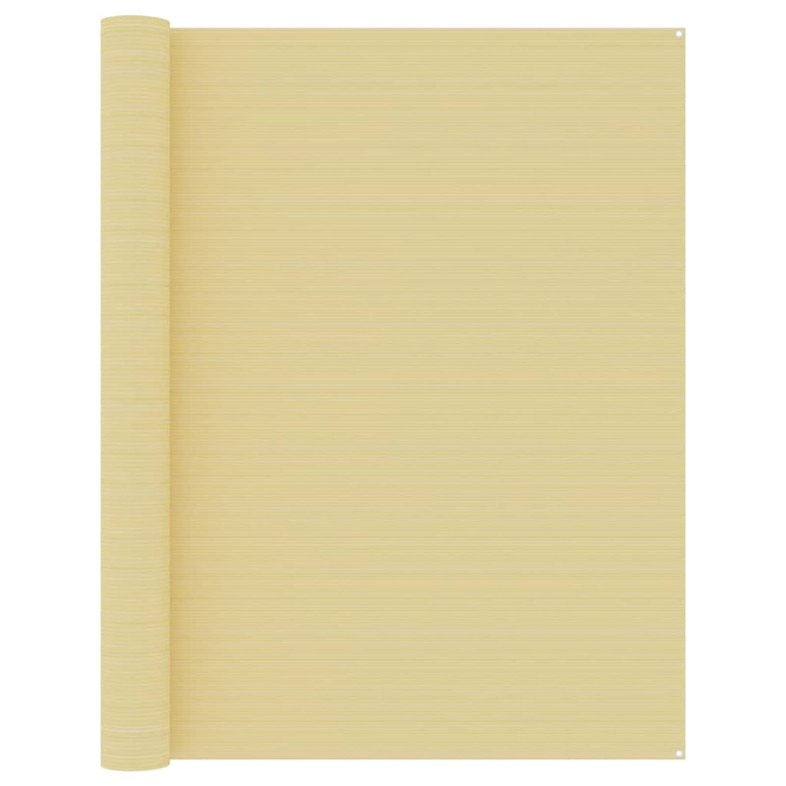 Tidyard Alfombra de Tienda de campaña,Alfombra de Suelo de Camping,Suelo Camping Avance,Lona Suelo Camping,Suelo Camping Exterior,Avances para Caravanas,HDPE, 250x400 cm Beige