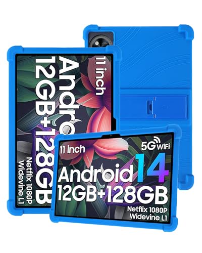 Custodia protettiva per tablet DOOGEE U11 2025 da 11 Android 15 custodia antiurto sottile e resistente impermeabile antigraffio silicone blu