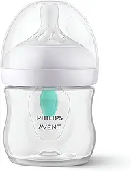 Mamadeira Pétala 3.0 com AirFree Vent Philips Avent 4 oz/125 ml, com bico de fluxo lento (Fluxo 2), SCY670/01