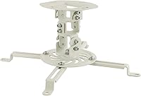 Vista 1 de Mount-It! Low Profile Projector Ceiling Mount [30 lbs Capacity] Universal Bracket 360 Full Motion Rotation with 30 Degree Tilt and Roll 6 Inches