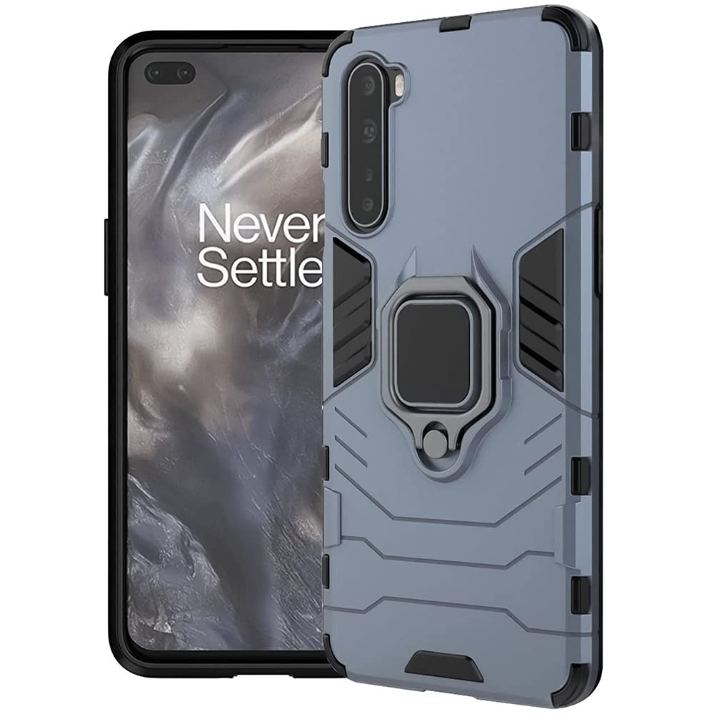 WOW Imagine Shock Proof Back Cover Mobile Case for 1+ OnePlus Nord (Armor | Hybrid PC + TPU | Full Protection with Ring Holder and in- Built Kickstand | Carbon Black) (B08KGNPKS6) Amazon Price History, Amazon Price Tracker