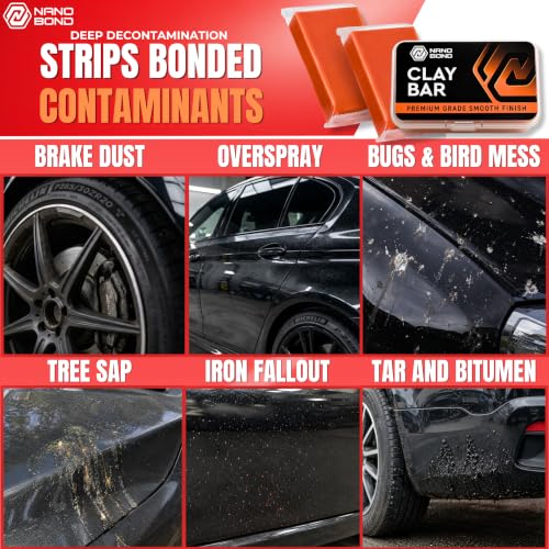 Nano Bond 2 Pack 100g Premium Grade Clay bar kit for car wash auto Detailing Cleaning — view 5
