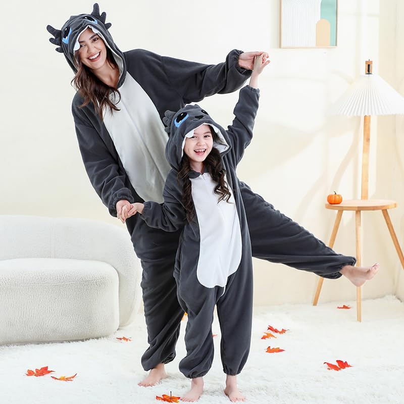 Adult animal onesie sleepwear, cosplay onesie costume, one piece sleepwear, Christmas Halloween costume - Image 3