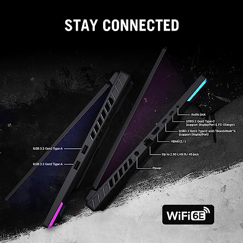 Image of ASUS ROG Strix G16 Gaming Laptop 2023 Newest, 16 inch FHD 165Hz Display, Intel Core i7 13650HX up to 4.9GHz, NVIDIA GeForce RTX 4060, 64GB DDR5 RAM, 2TB SSD, Wi-Fi 6E, Bluetooth, Windows 11