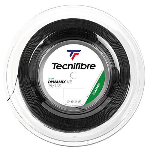 Tecnifibre Bobine 200M-DNAMX Cordage de Squash Adulte, Noir, Jauge 1.15