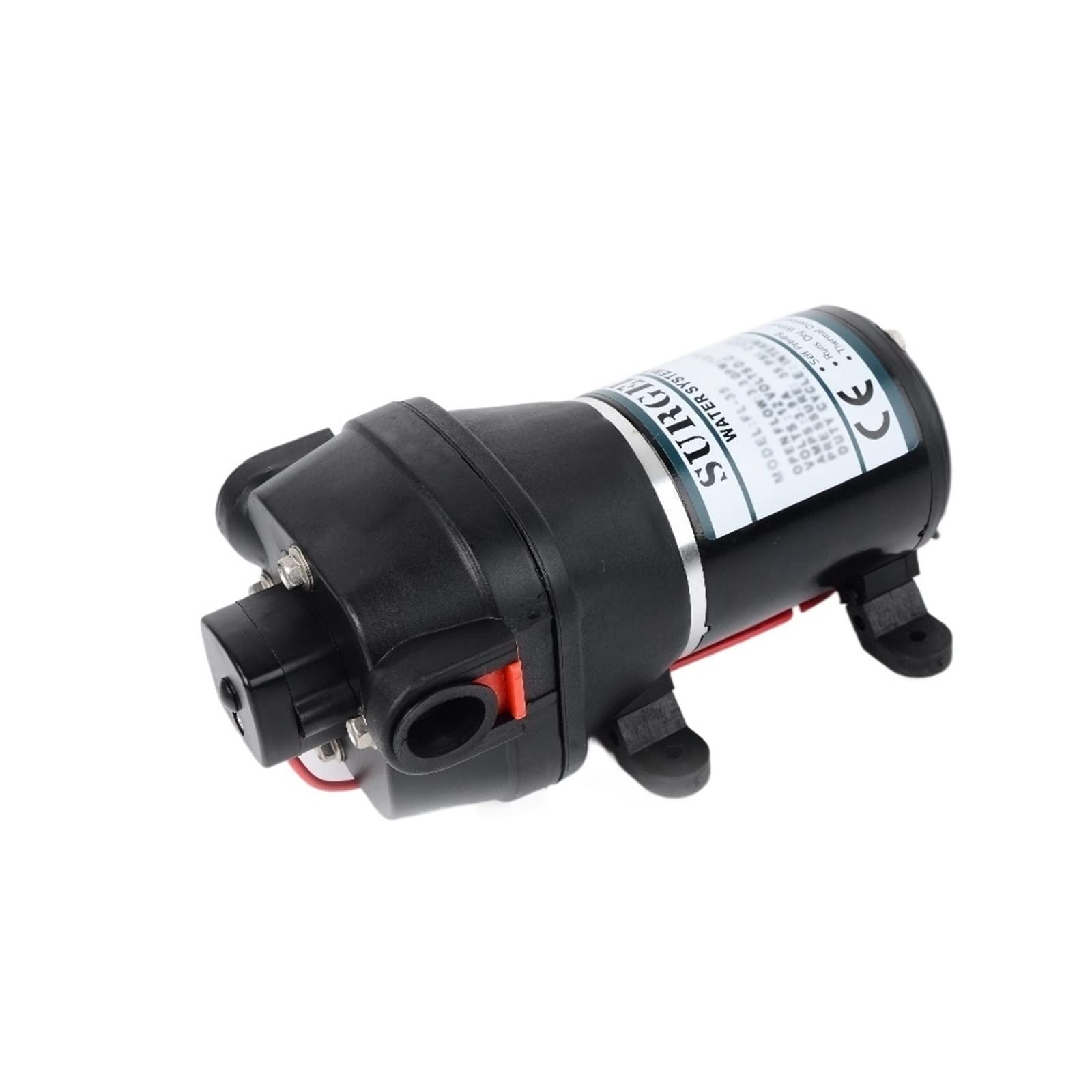 Bomba sumergible Bomba de agua ultra silenciosa Bomba de diafragma eléctrica de baja presión for riego, 12 V/24 V, 60 W, 17 PSI/1,2 bar, elevación de 10 m(12V)