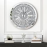 SHYFOY Crushed Diamond Wall Clock – 24