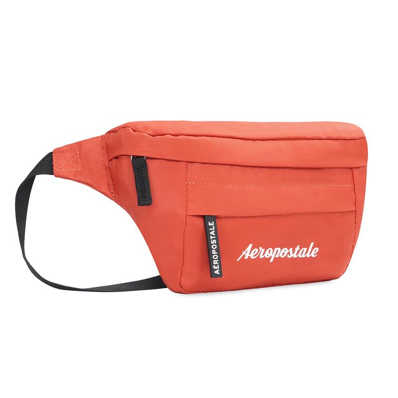 Image of Aeropostale Arbor Unisex Waist Pouch Bags & Cases - Orange